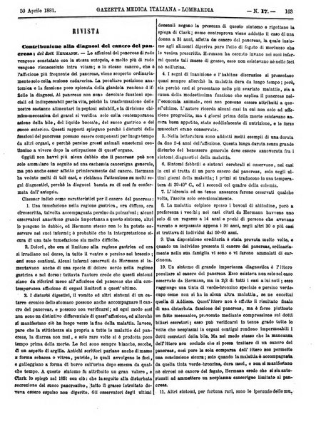 Gazzetta medica italiana Lombardia