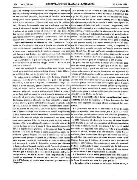 Gazzetta medica italiana Lombardia