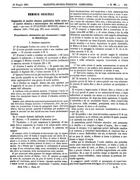 Gazzetta medica italiana Lombardia