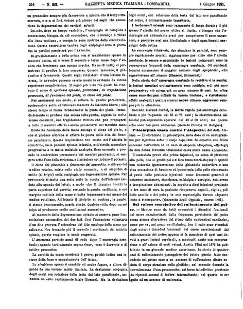 Gazzetta medica italiana Lombardia