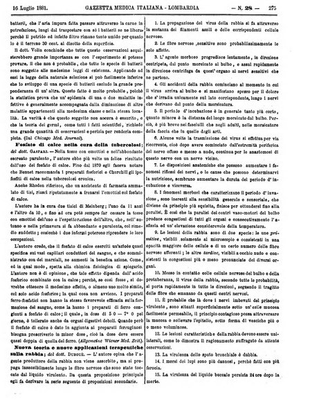 Gazzetta medica italiana Lombardia