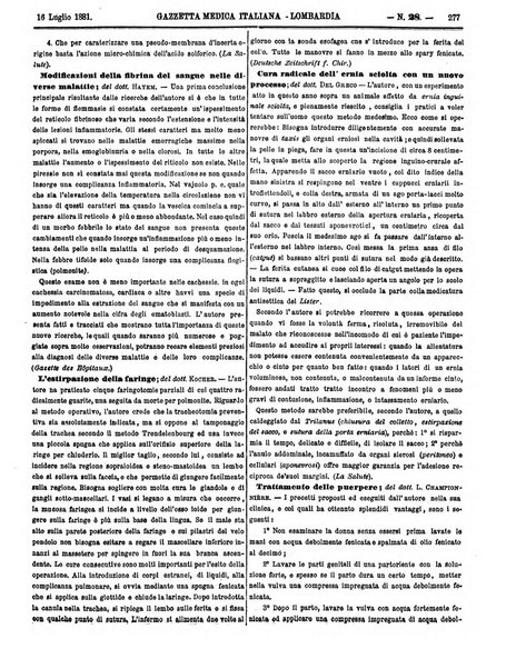 Gazzetta medica italiana Lombardia