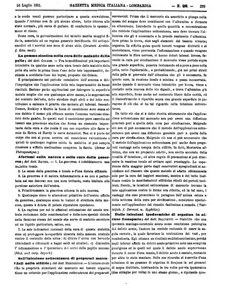 Gazzetta medica italiana Lombardia