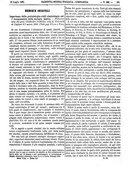 Gazzetta medica italiana Lombardia