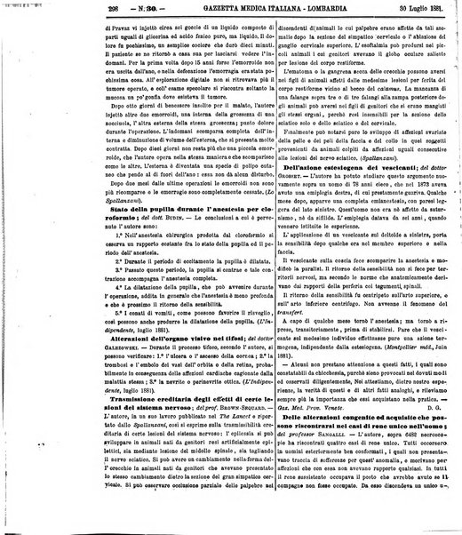 Gazzetta medica italiana Lombardia