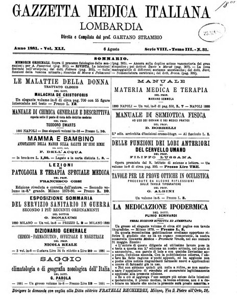 Gazzetta medica italiana Lombardia