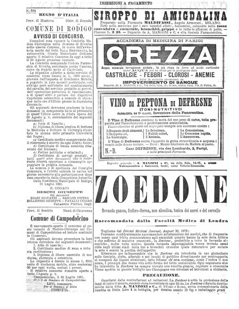 Gazzetta medica italiana Lombardia