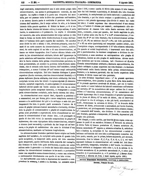 Gazzetta medica italiana Lombardia