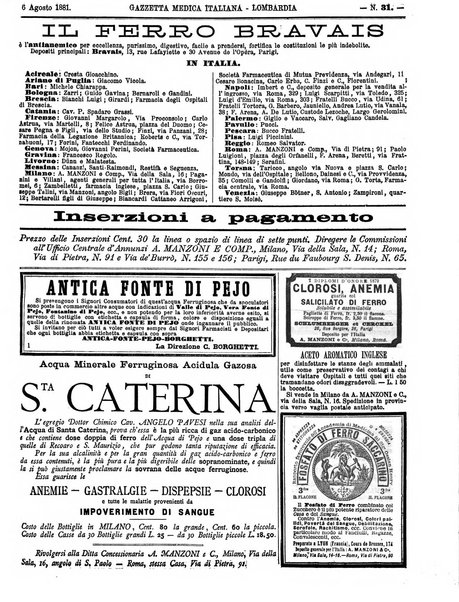 Gazzetta medica italiana Lombardia