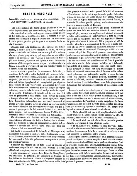 Gazzetta medica italiana Lombardia