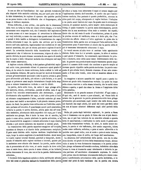 Gazzetta medica italiana Lombardia