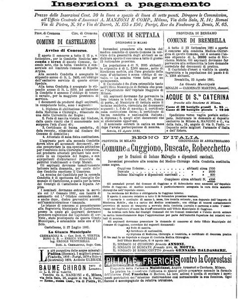 Gazzetta medica italiana Lombardia