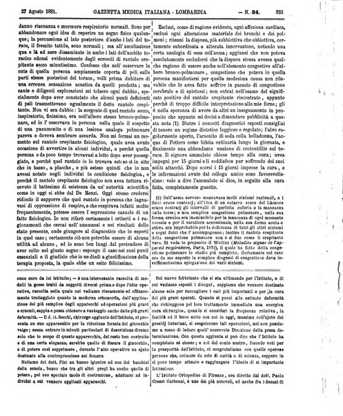 Gazzetta medica italiana Lombardia