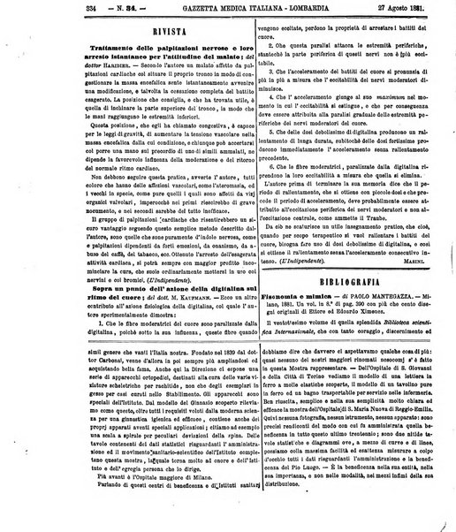 Gazzetta medica italiana Lombardia