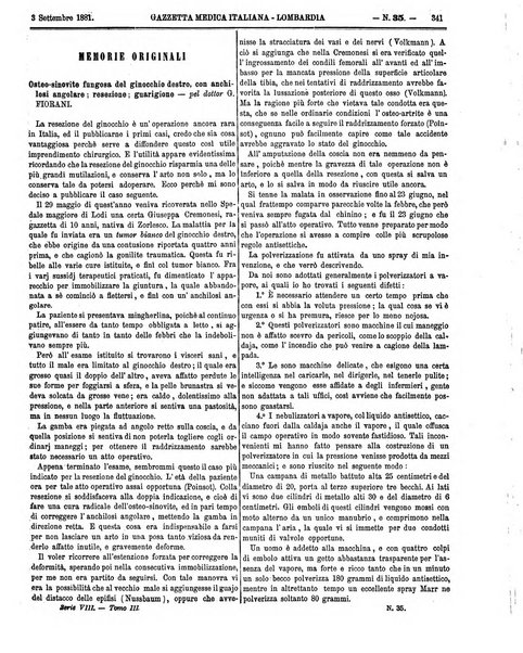 Gazzetta medica italiana Lombardia