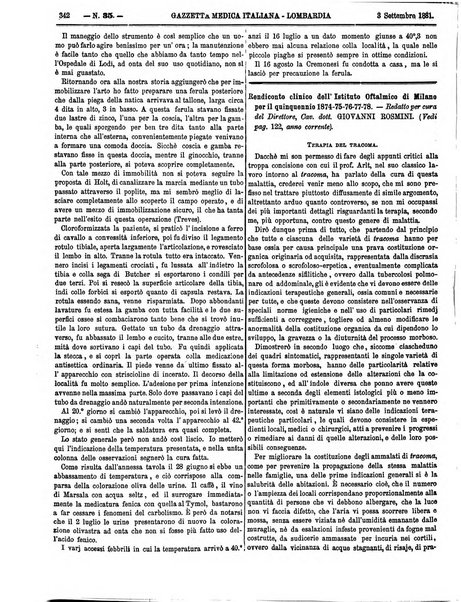 Gazzetta medica italiana Lombardia