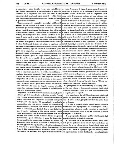 Gazzetta medica italiana Lombardia