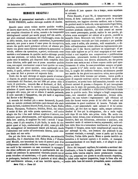 Gazzetta medica italiana Lombardia