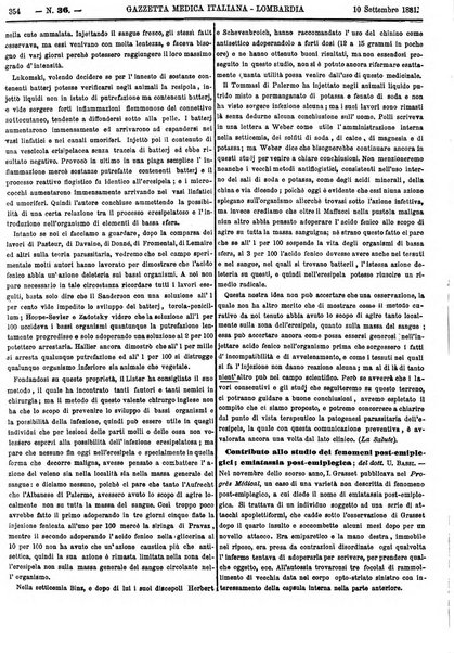 Gazzetta medica italiana Lombardia