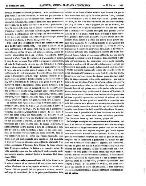 Gazzetta medica italiana Lombardia