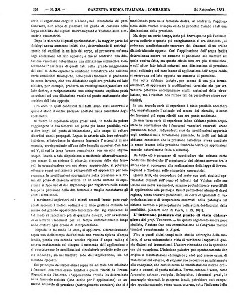 Gazzetta medica italiana Lombardia