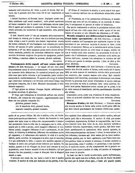 Gazzetta medica italiana Lombardia