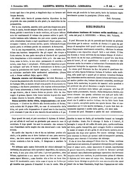 Gazzetta medica italiana Lombardia