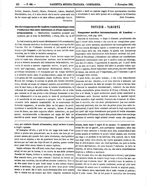 Gazzetta medica italiana Lombardia