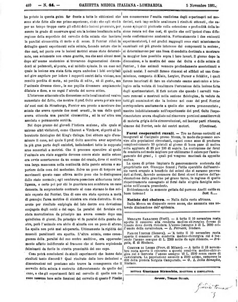 Gazzetta medica italiana Lombardia