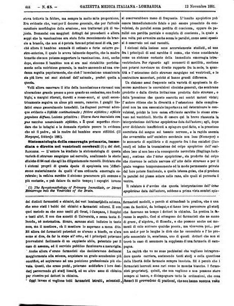 Gazzetta medica italiana Lombardia