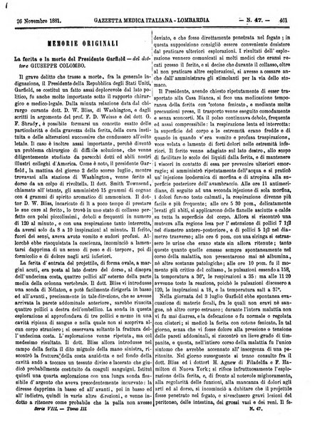 Gazzetta medica italiana Lombardia