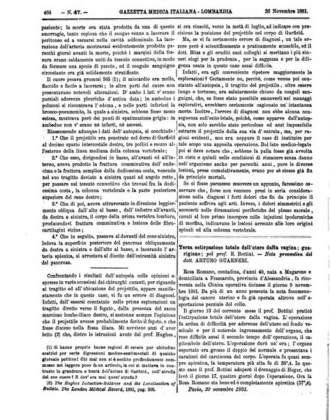 Gazzetta medica italiana Lombardia