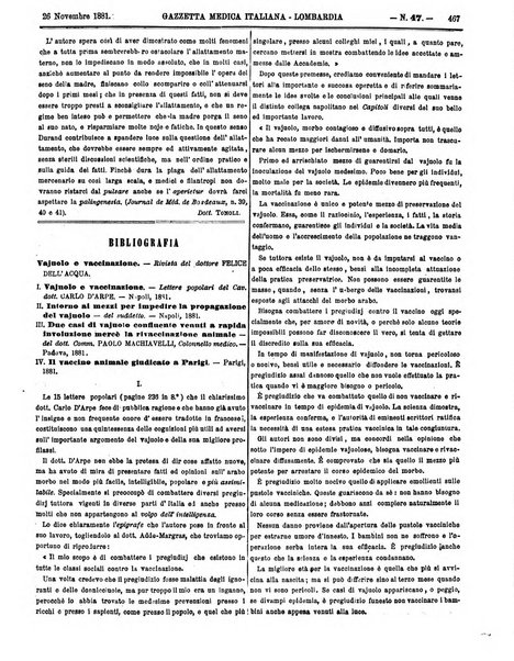 Gazzetta medica italiana Lombardia