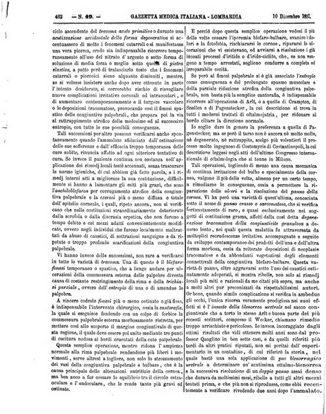 Gazzetta medica italiana Lombardia