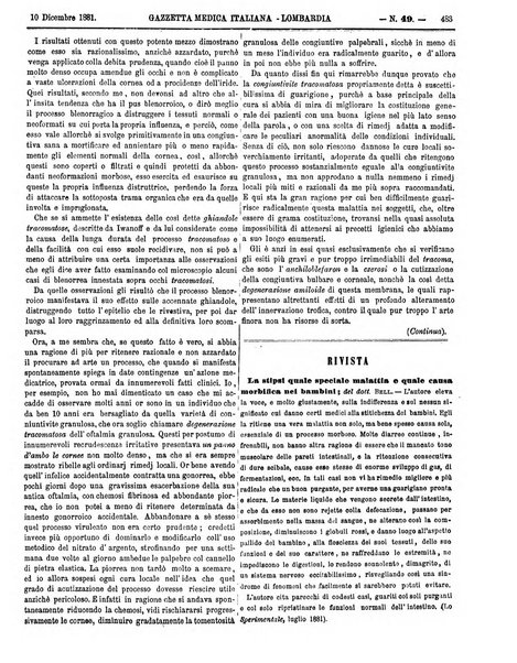 Gazzetta medica italiana Lombardia