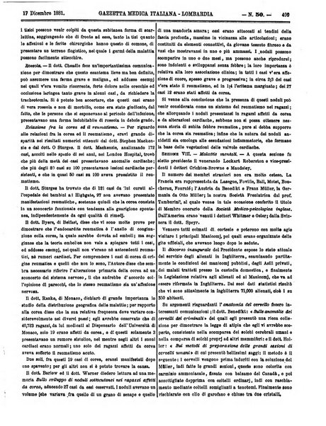 Gazzetta medica italiana Lombardia