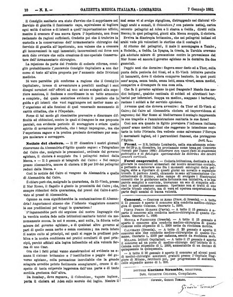 Gazzetta medica italiana Lombardia