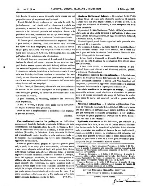 Gazzetta medica italiana Lombardia