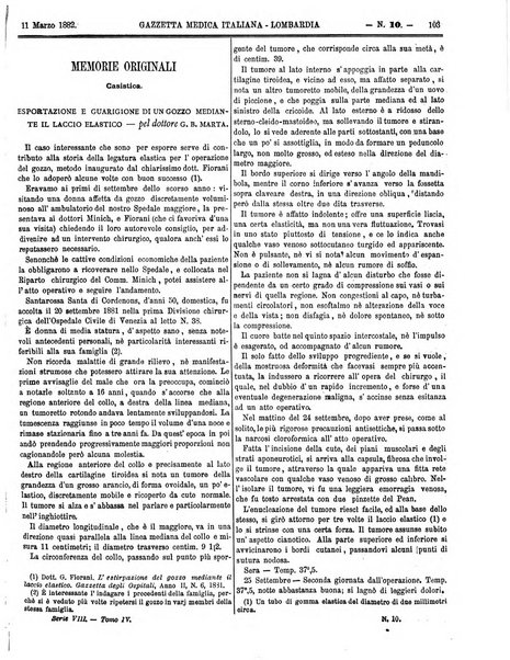 Gazzetta medica italiana Lombardia