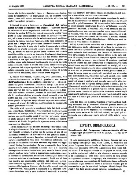 Gazzetta medica italiana Lombardia