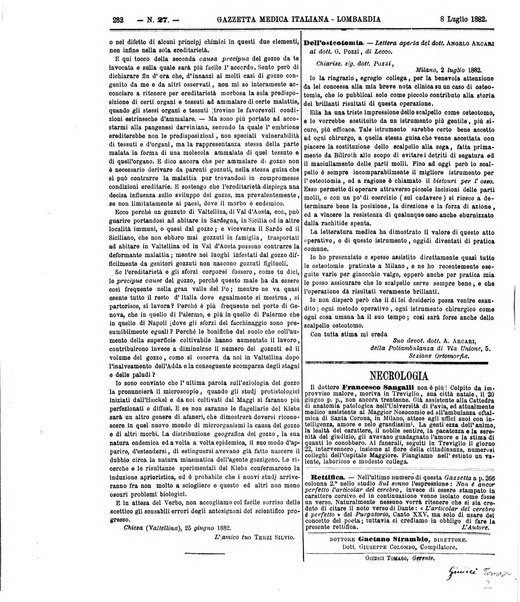 Gazzetta medica italiana Lombardia