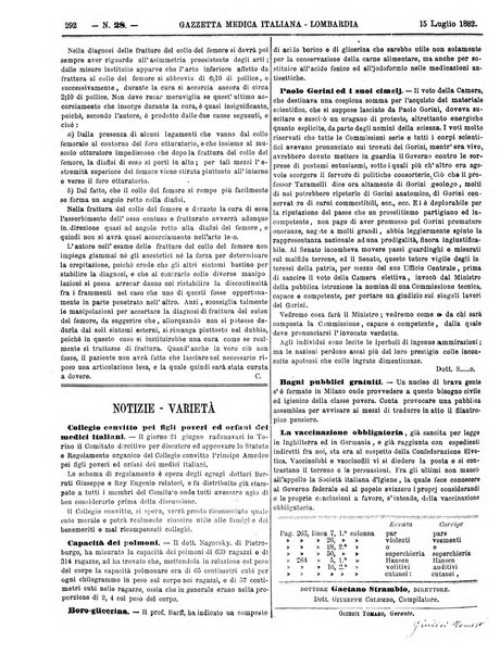 Gazzetta medica italiana Lombardia