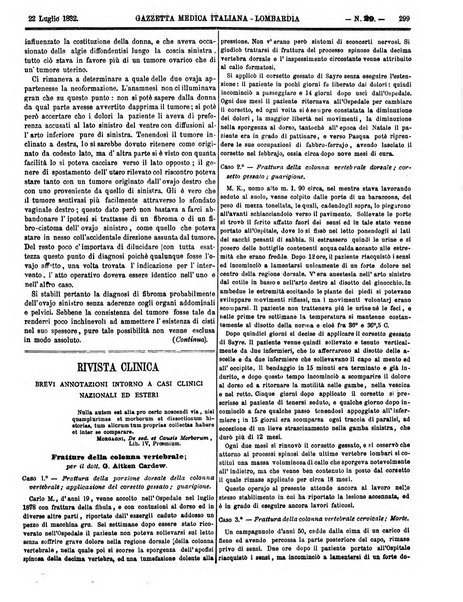 Gazzetta medica italiana Lombardia