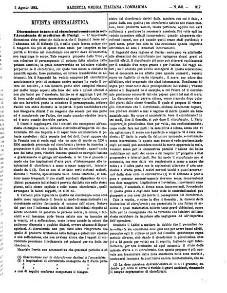 Gazzetta medica italiana Lombardia