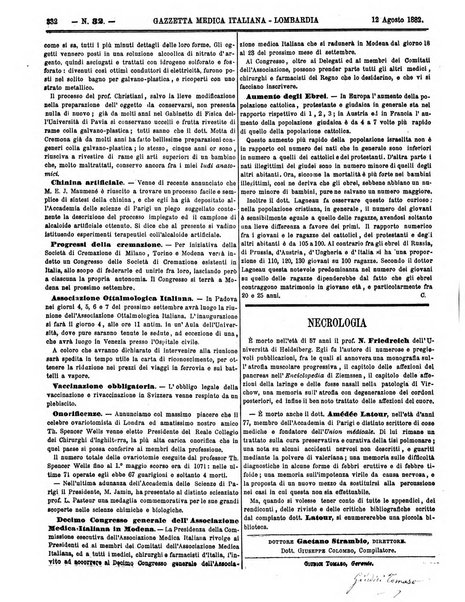 Gazzetta medica italiana Lombardia