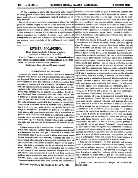 Gazzetta medica italiana Lombardia