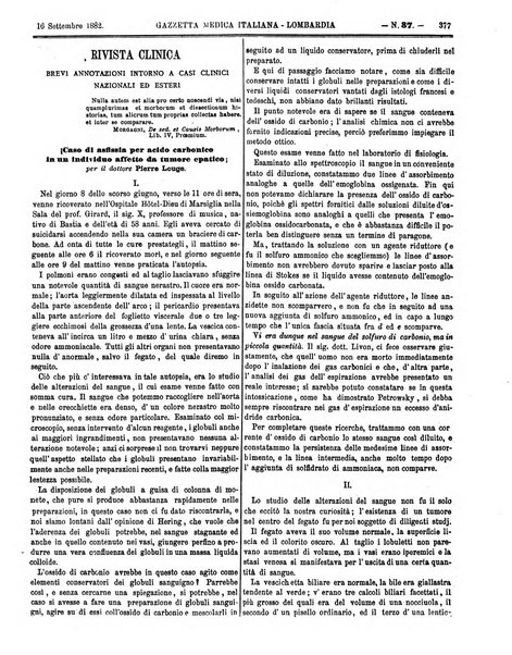 Gazzetta medica italiana Lombardia