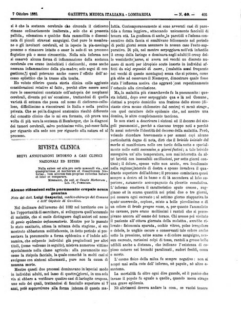 Gazzetta medica italiana Lombardia