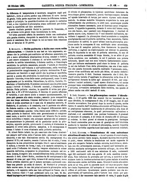 Gazzetta medica italiana Lombardia