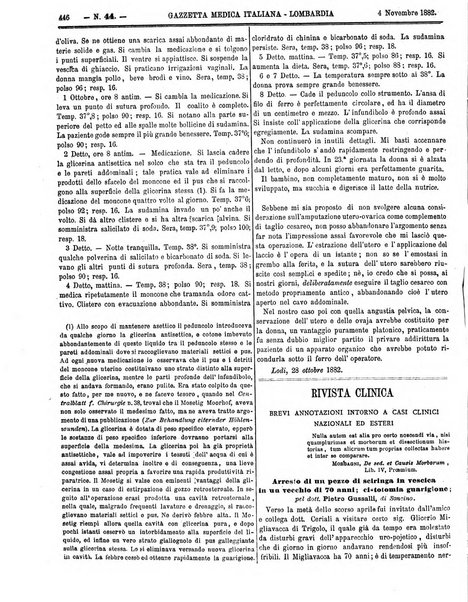 Gazzetta medica italiana Lombardia